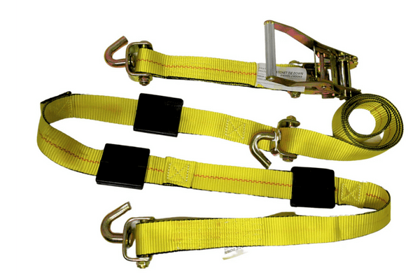 2" x 10' Over the Wheel Ratchet Strap